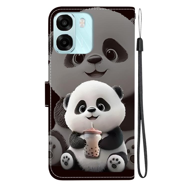 For OPPO A6 / A6s / A6t / A6x 4G / 5G Global Crystal Texture Colored Drawing Leather Phone Case