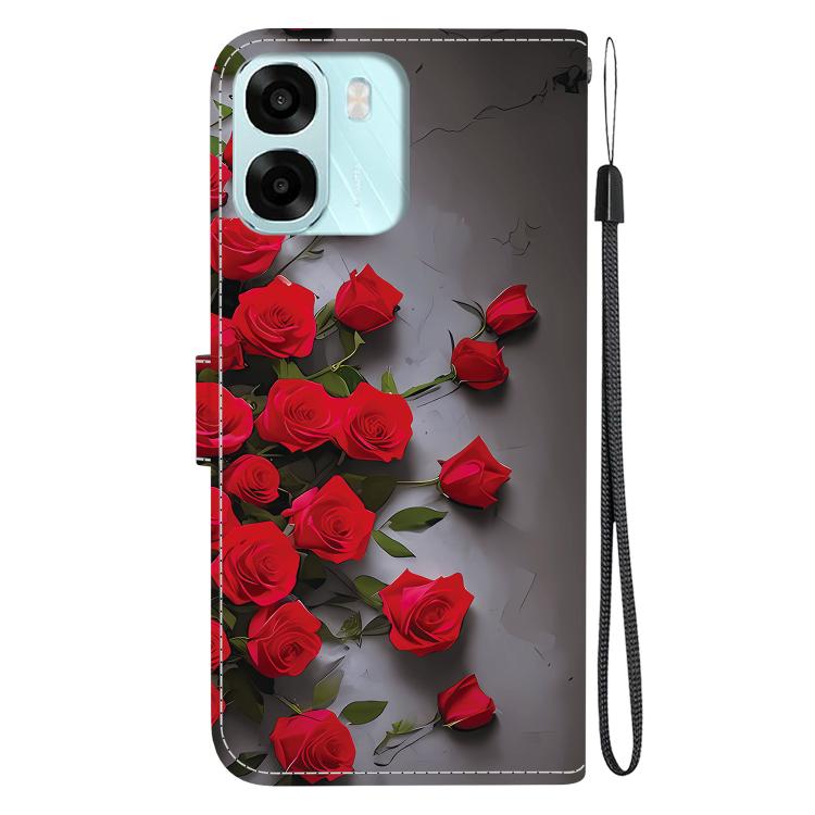 For OPPO A6 / A6s / A6t / A6x 4G / 5G Global Crystal Texture Colored Drawing Leather Phone Case