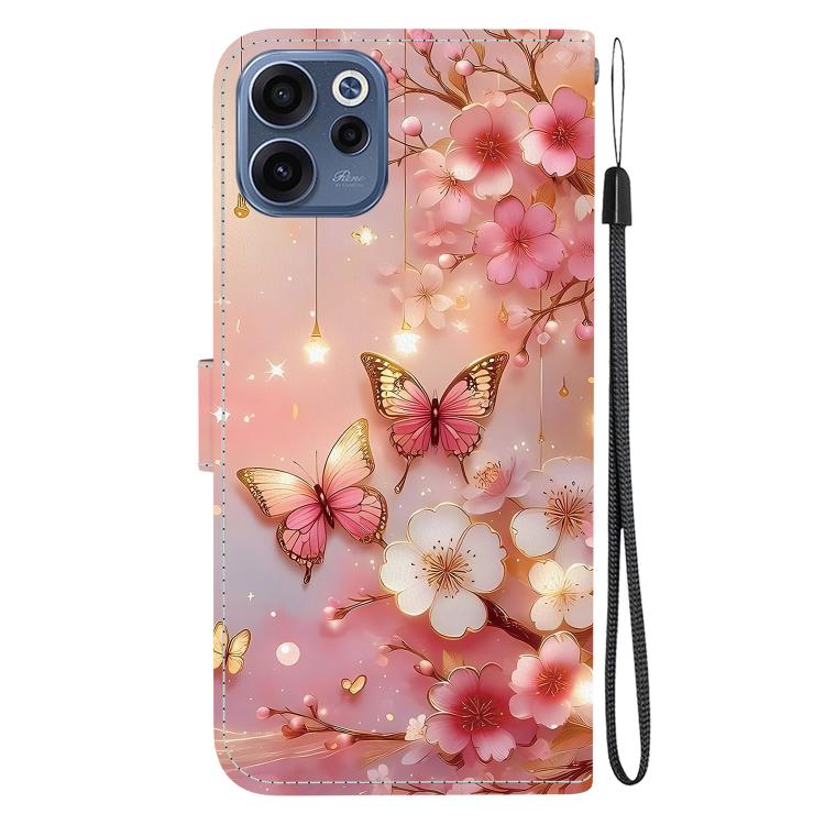 For OPPO Reno15 F 5G Global Crystal Texture Colored Drawing Leather Phone Case