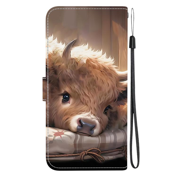 For OPPO Reno15 F 5G Global Crystal Texture Colored Drawing Leather Phone Case
