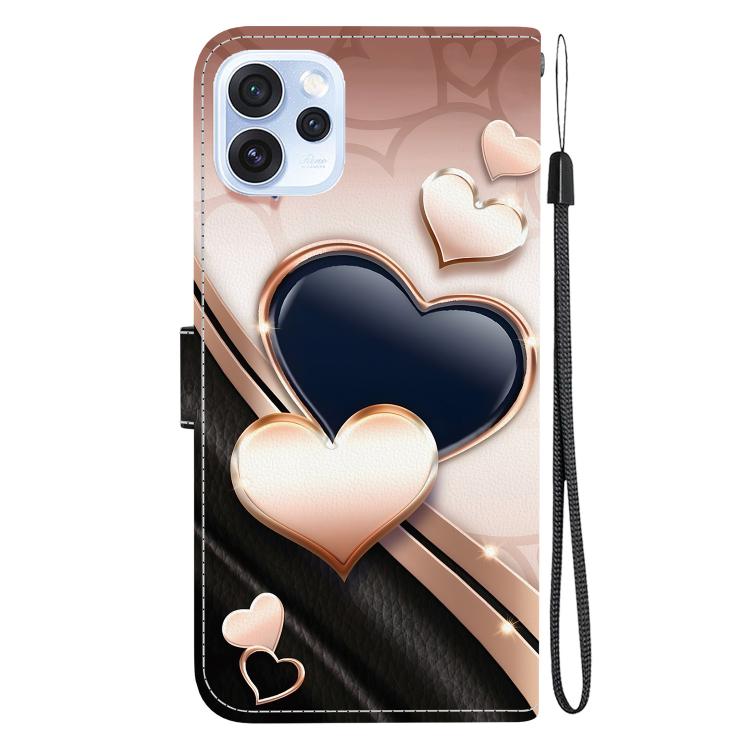 For OPPO Reno15 Pro 5G / Reno15 Pro Mini 5G Crystal Texture Colored Drawing Leather Phone Case