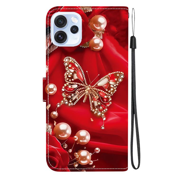 For OPPO Reno15 Pro 5G / Reno15 Pro Mini 5G Crystal Texture Colored Drawing Leather Phone Case