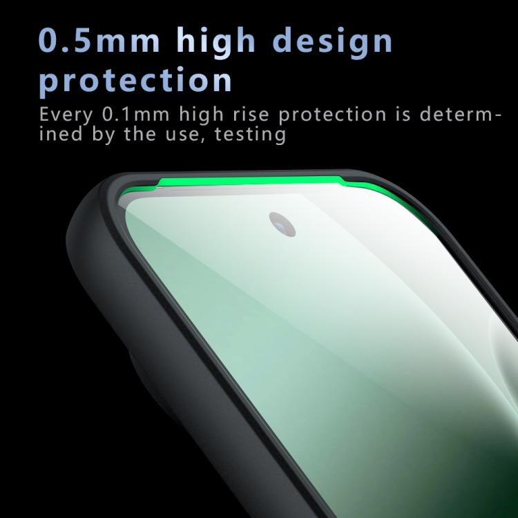 For Google Pixel 10 Pro XL Armor Big Pore PC Hybrid TPU Phone Case - Transparent