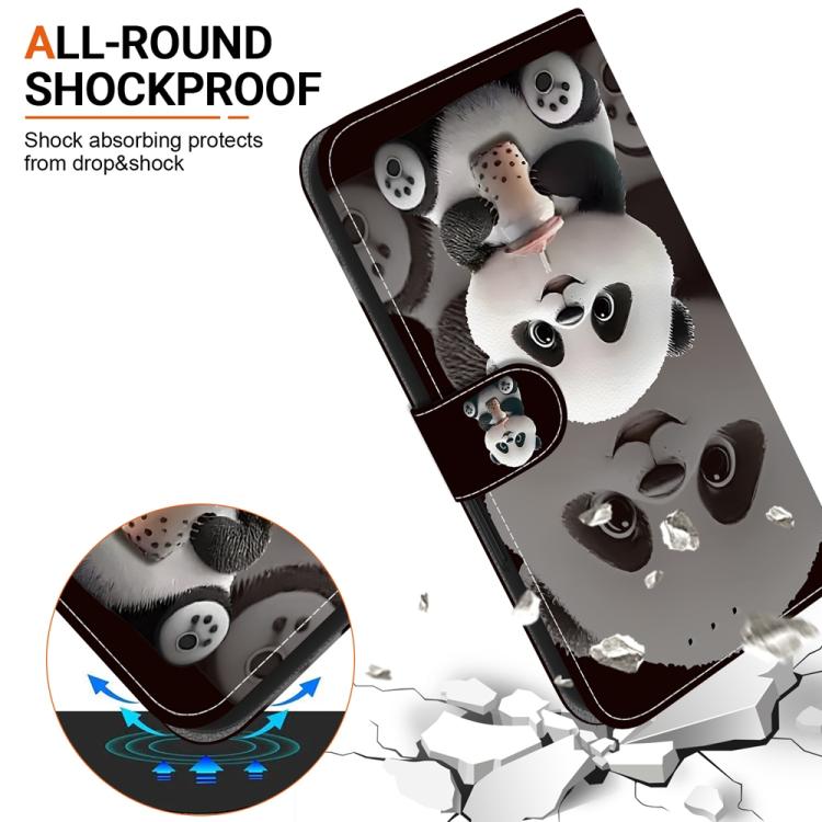 For Realme 12 Pro / 12 Pro+ / P1 Pro Crystal Texture Colored Drawing Leather Phone Case
