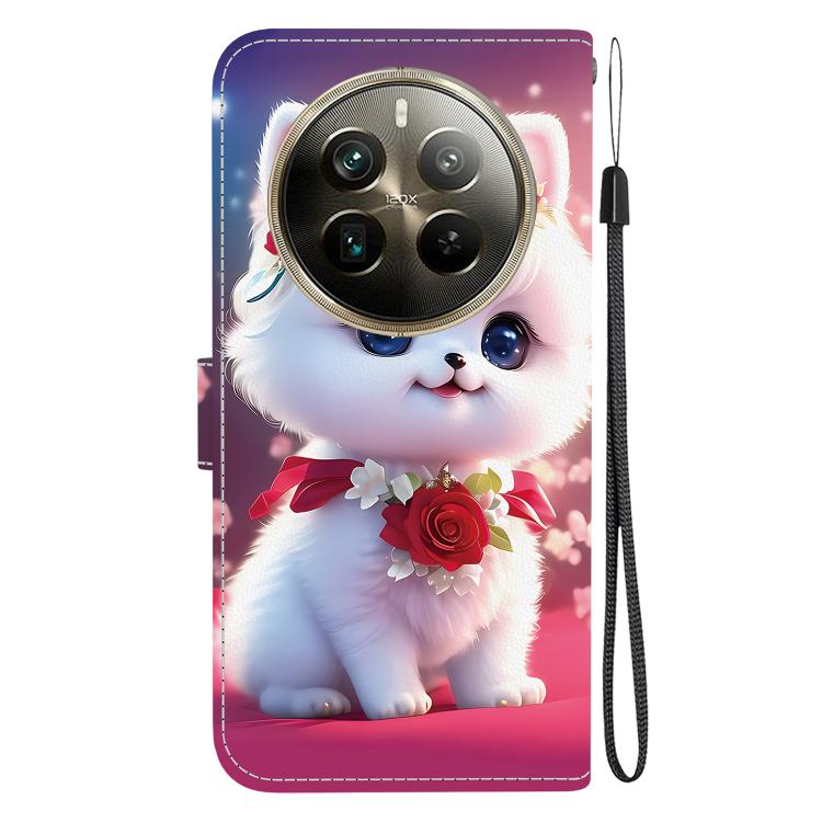 For Realme 12 Pro / 12 Pro+ / P1 Pro Crystal Texture Colored Drawing Leather Phone Case