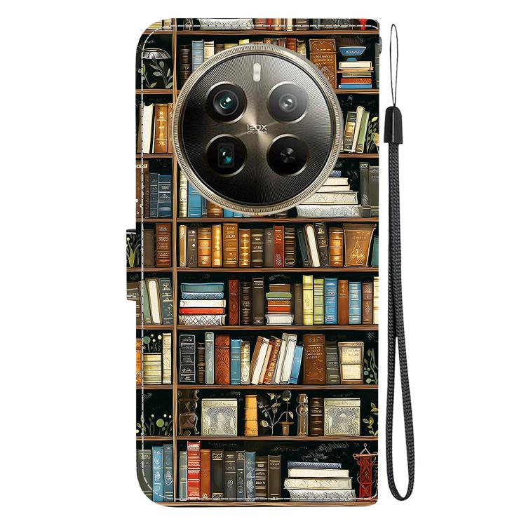 For Realme 12 Pro / 12 Pro+ / P1 Pro Crystal Texture Colored Drawing Leather Phone Case