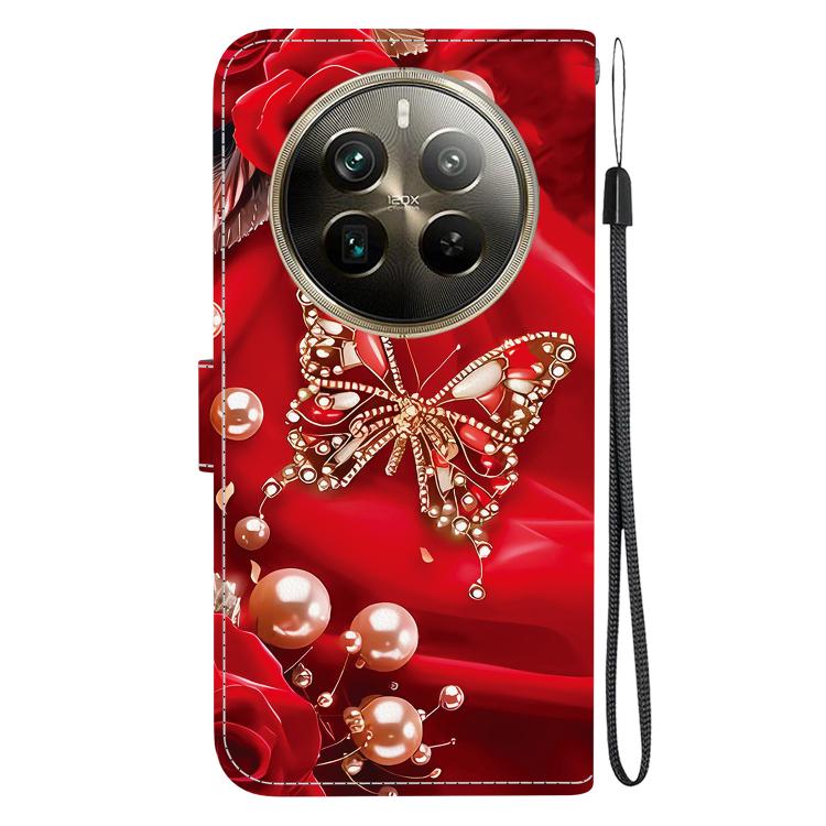 For Realme 12 Pro / 12 Pro+ / P1 Pro Crystal Texture Colored Drawing Leather Phone Case