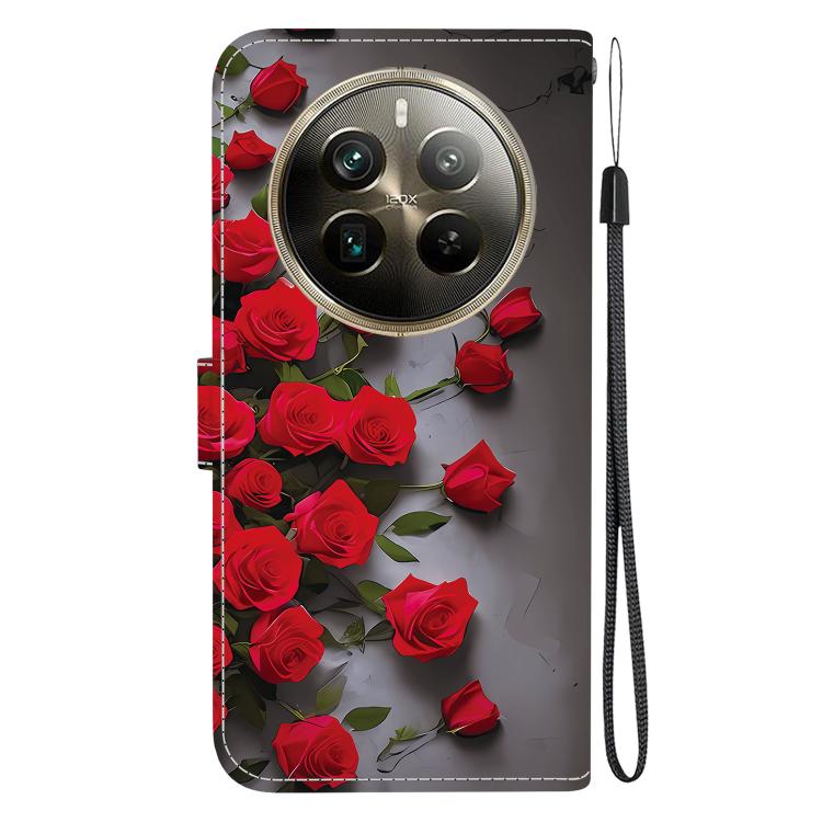 For Realme 12 Pro / 12 Pro+ / P1 Pro Crystal Texture Colored Drawing Leather Phone Case