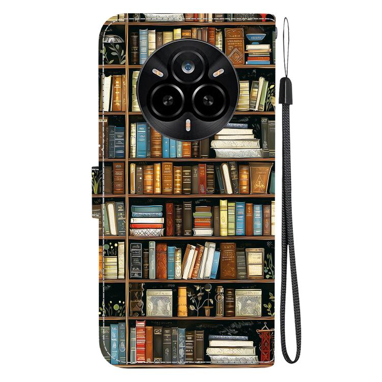 For Realme 14 Pro Crystal Texture Colored Drawing Leather Phone Case