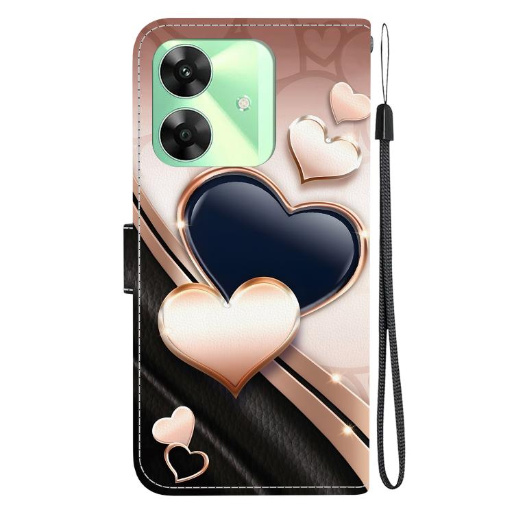 For Realme C61 / C63 4G / Note 60 Crystal Texture Colored Drawing Leather Phone Case