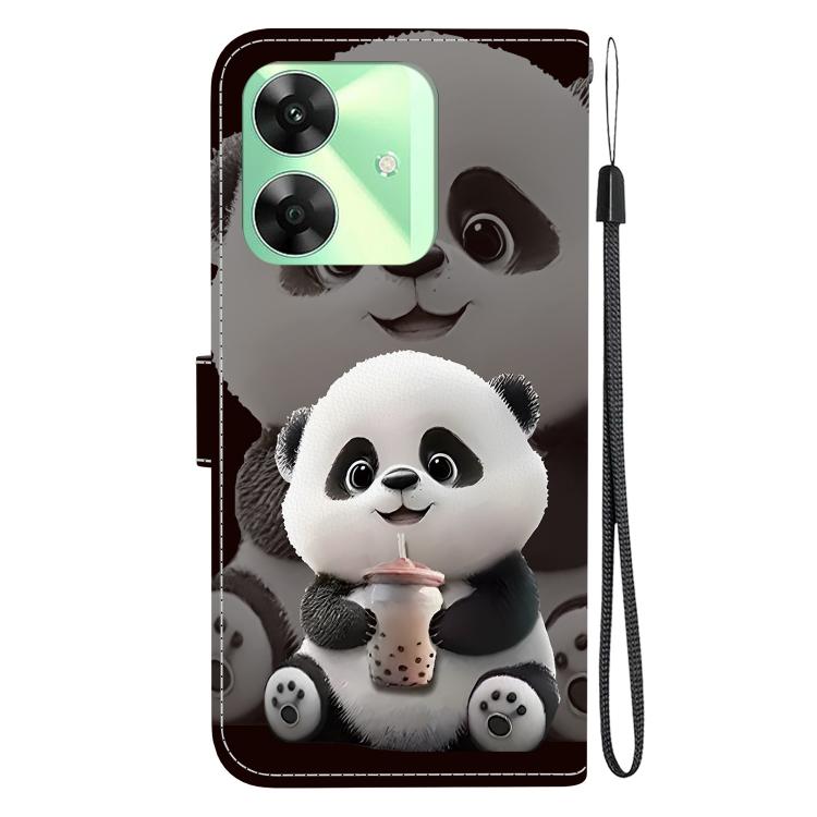 For Realme C61 / C63 4G / Note 60 Crystal Texture Colored Drawing Leather Phone Case