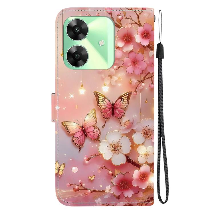 For Realme C61 / C63 4G / Note 60 Crystal Texture Colored Drawing Leather Phone Case