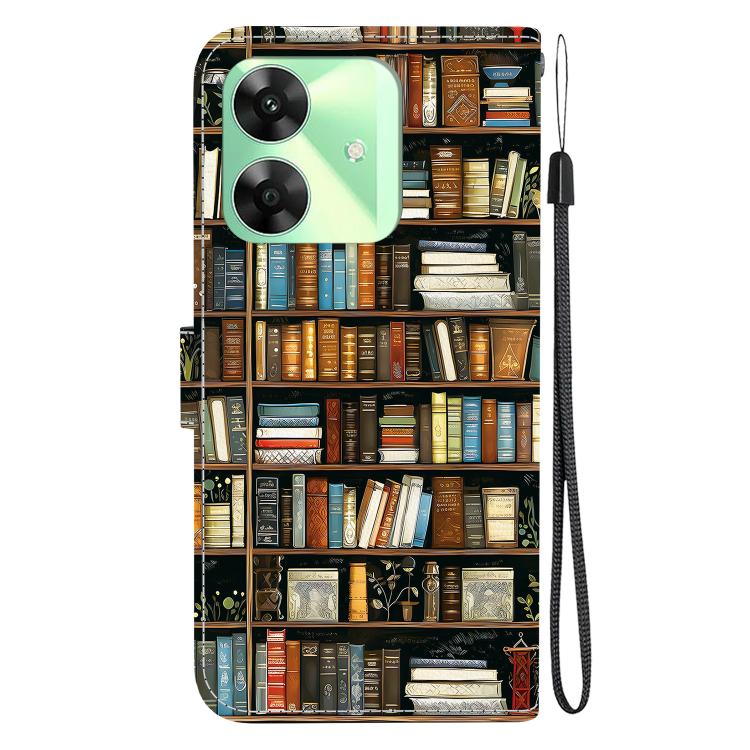 For Realme C61 / C63 4G / Note 60 Crystal Texture Colored Drawing Leather Phone Case