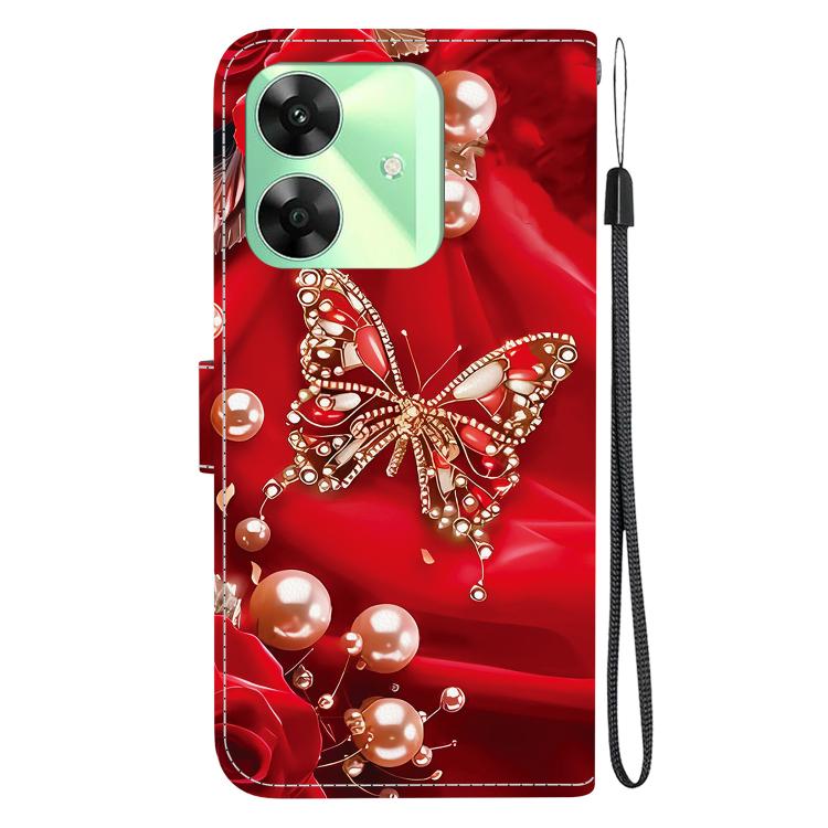 For Realme C61 / C63 4G / Note 60 Crystal Texture Colored Drawing Leather Phone Case