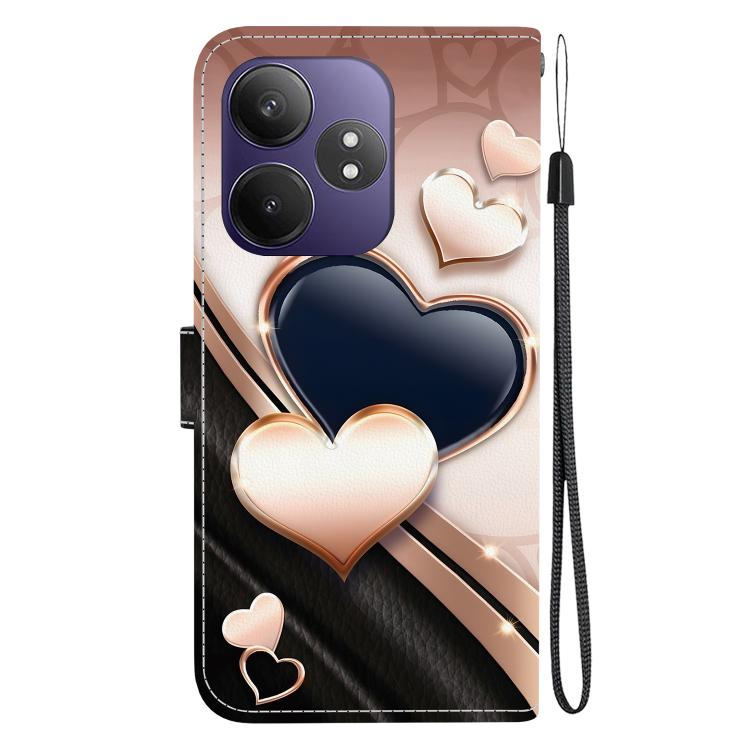 For Realme GT 6 / GT 6T / GT Neo6 / GT Neo6 SE Crystal Texture Colored Drawing Leather Phone Case