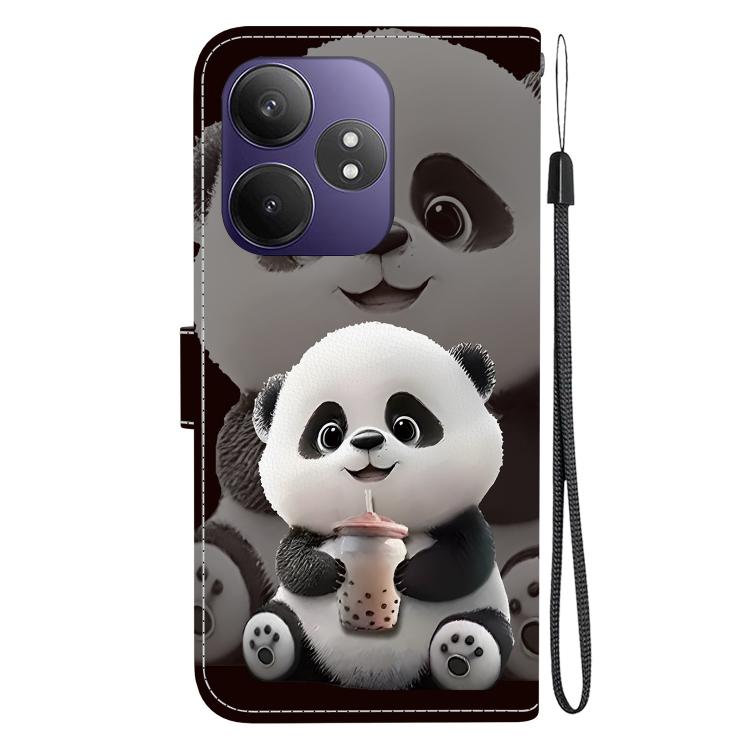For Realme GT 6 / GT 6T / GT Neo6 / GT Neo6 SE Crystal Texture Colored Drawing Leather Phone Case