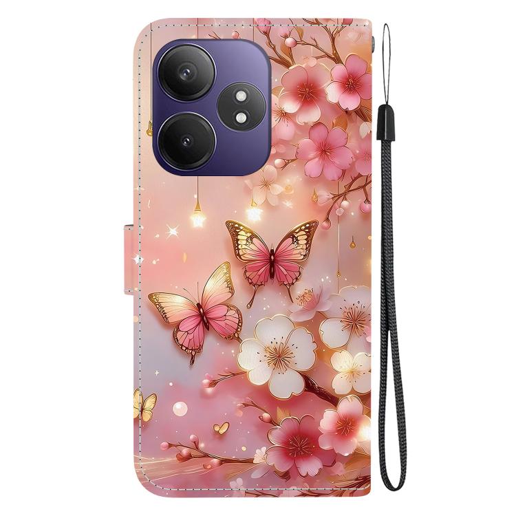 For Realme GT 6 / GT 6T / GT Neo6 / GT Neo6 SE Crystal Texture Colored Drawing Leather Phone Case