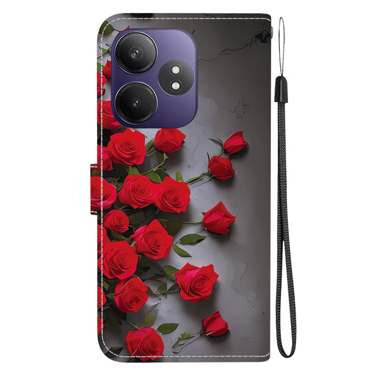 For Realme GT 6 / GT 6T / GT Neo6 / GT Neo6 SE Crystal Texture Colored Drawing Leather Phone Case
