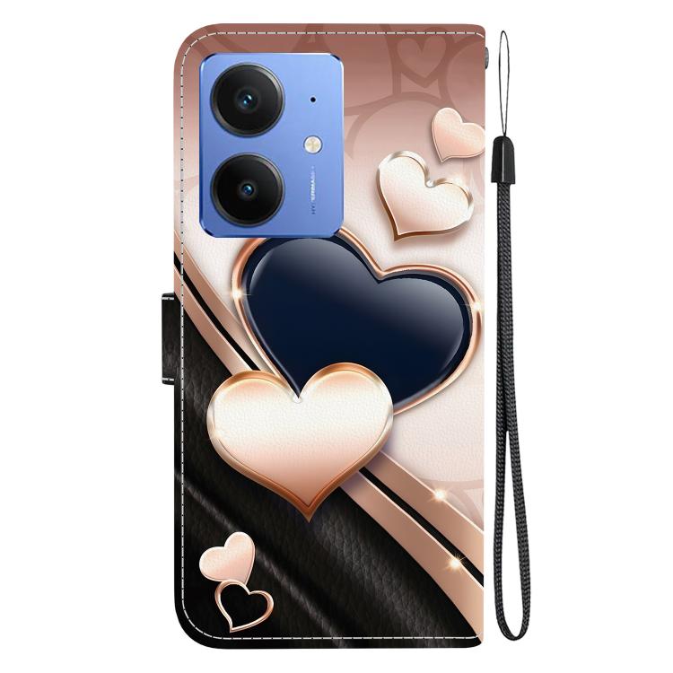 For Realme Neo7 SE Crystal Texture Colored Drawing Leather Phone Case