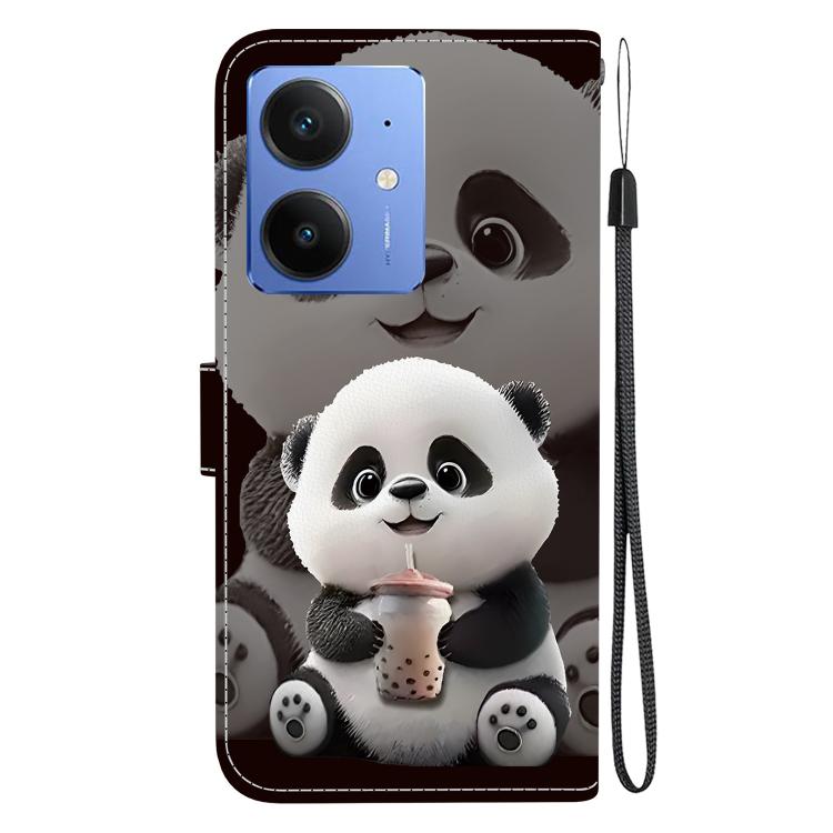 For Realme Neo7 SE Crystal Texture Colored Drawing Leather Phone Case
