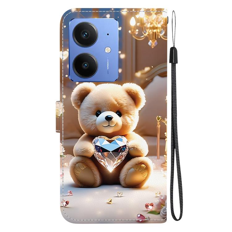 For Realme Neo7 SE Crystal Texture Colored Drawing Leather Phone Case