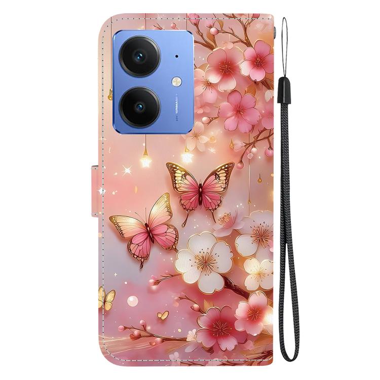 For Realme Neo7 SE Crystal Texture Colored Drawing Leather Phone Case
