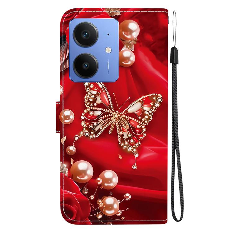 For Realme Neo7 SE Crystal Texture Colored Drawing Leather Phone Case
