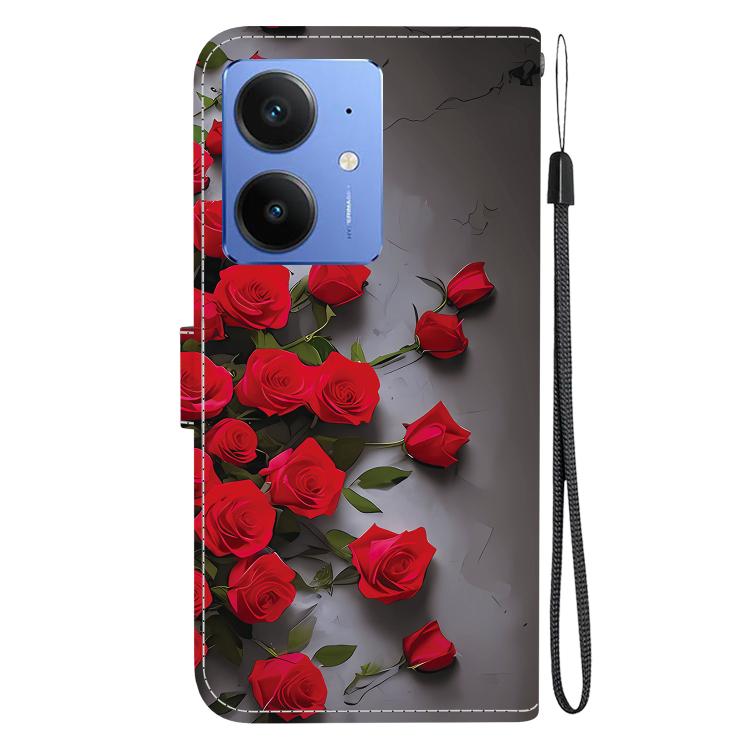 For Realme Neo7 SE Crystal Texture Colored Drawing Leather Phone Case