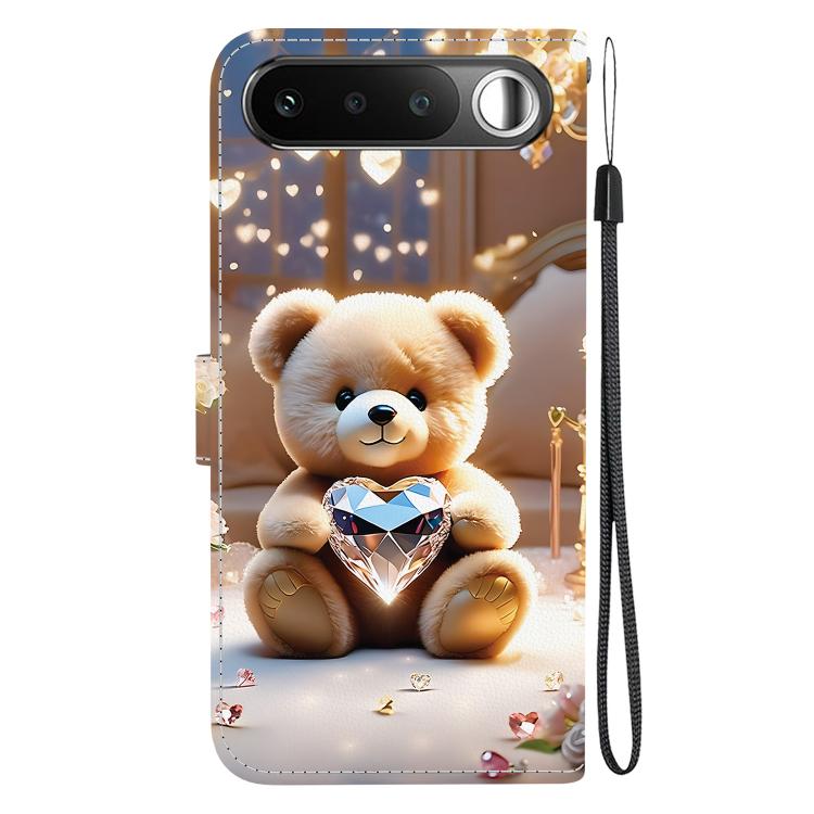For Realme 16 5G Crystal Texture Colored Drawing Leather Phone Case