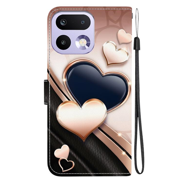 For Realme 16 Pro 5G Crystal Texture Colored Drawing Leather Phone Case
