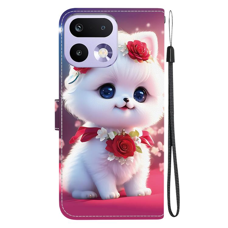 For Realme 16 Pro 5G Crystal Texture Colored Drawing Leather Phone Case