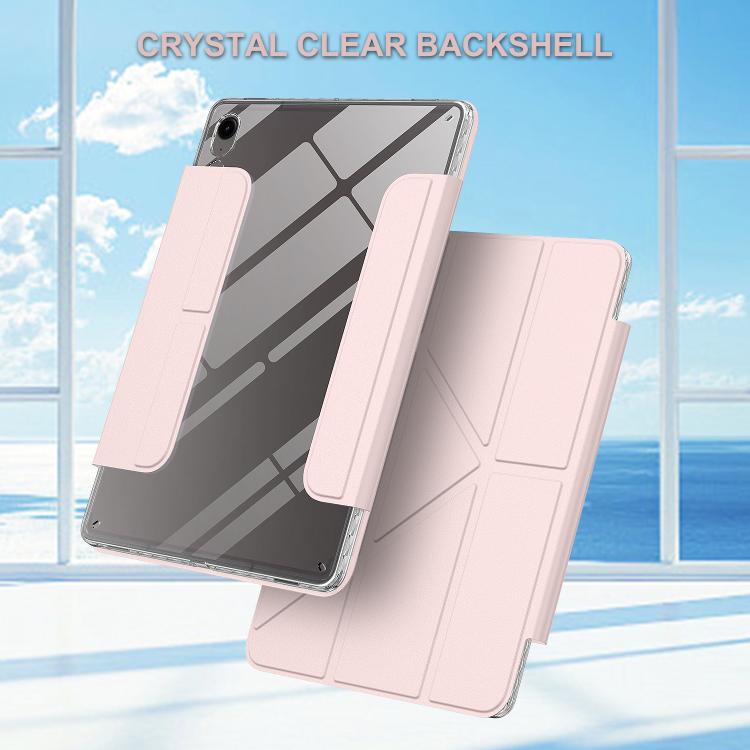 For Samsung Galaxy Tab S9/S10/S10 FE/S10 Lite Detachable Backshell Folding Holder Smart Tablet Leather Case