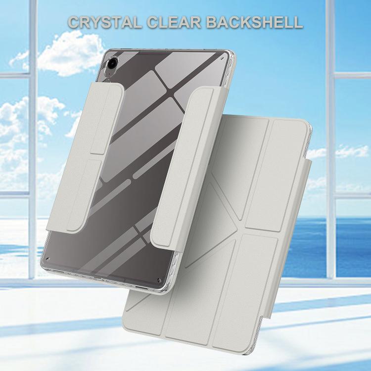 For Samsung Galaxy Tab S9/S10/S10 FE/S10 Lite Detachable Backshell Folding Holder Smart Tablet Leather Case