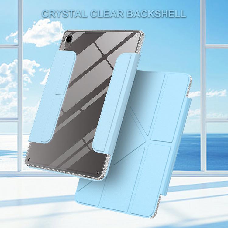For Samsung Galaxy Tab S9/S10/S10 FE/S10 Lite Detachable Backshell Folding Holder Smart Tablet Leather Case