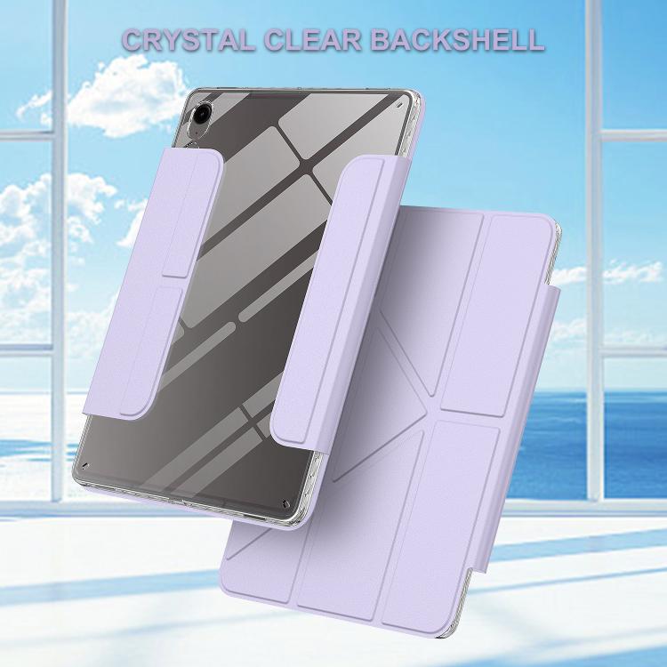 For Samsung Galaxy Tab S9/S10/S10 FE/S10 Lite Detachable Backshell Folding Holder Smart Tablet Leather Case