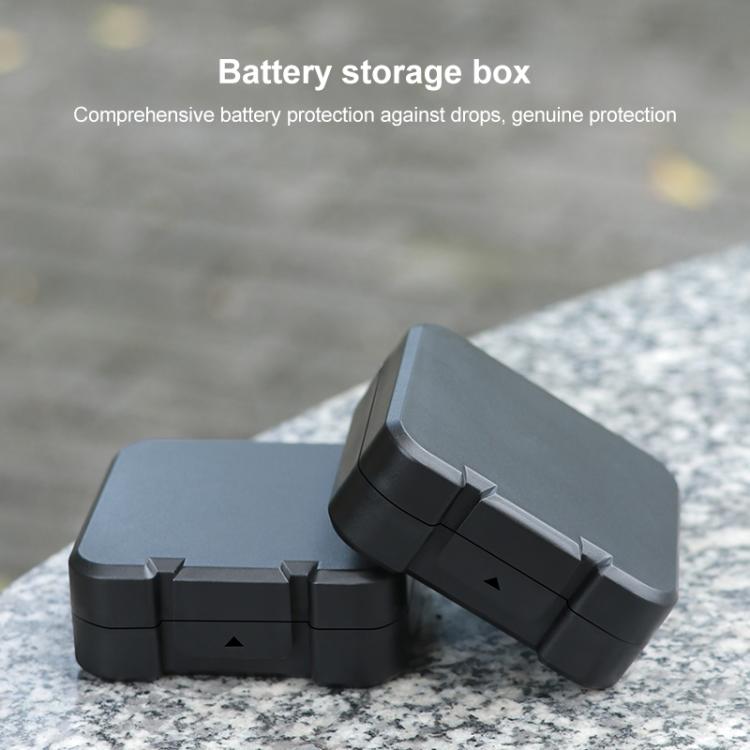 For DJI Osmo Action 5 Pro / 4 Battery & Memory Card Storage Box - Black