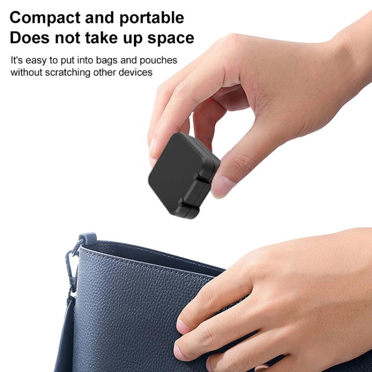 For DJI Osmo Action 5 Pro / 4 Battery & Memory Card Storage Box - Black