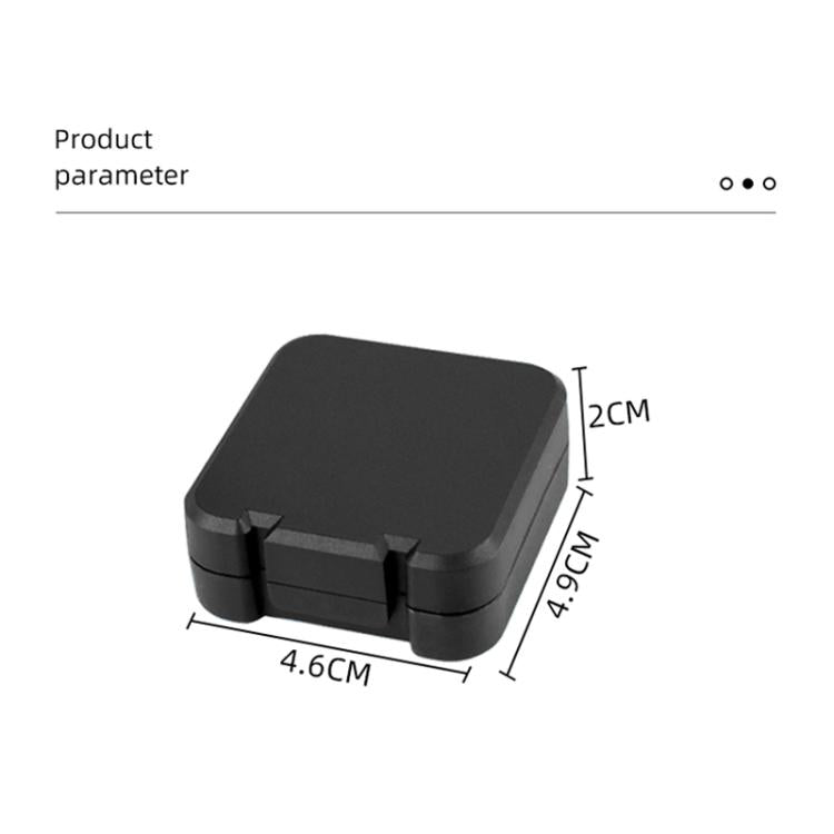 For Insta360 Ace / Ace Pro Battery & Memory Card Storage Box - Black