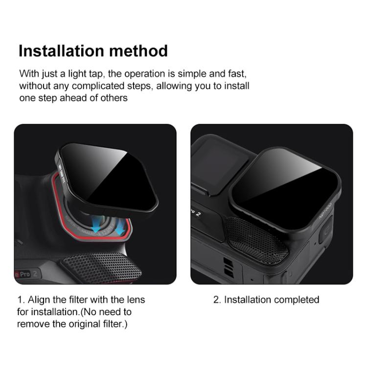 For Insta360 Ace Pro 2 Camera Lens Filter, Filter:ND16