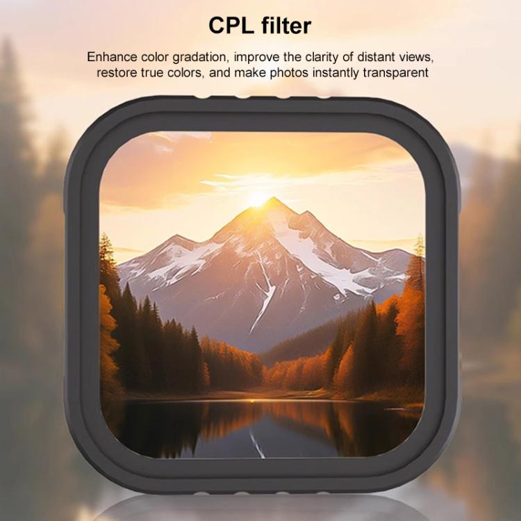 For Insta360 Ace Pro 2 Camera Lens Filter, Filter:CPL