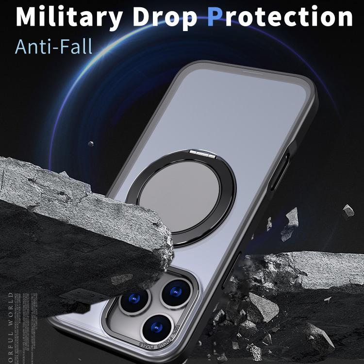 For iPhone 17 Pro Max Kalebol 360-degree Rotating MagSafe Magnetic Holder Phone Case