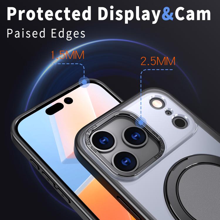 For iPhone 17 Pro Max Kalebol 360-degree Rotating MagSafe Magnetic Holder Phone Case