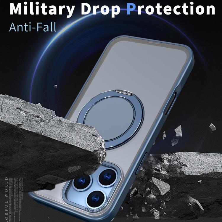 For iPhone 17 Pro Max Kalebol 360-degree Rotating MagSafe Magnetic Holder Phone Case