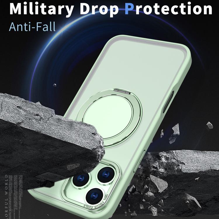 For iPhone 17 Pro Max Kalebol 360-degree Rotating MagSafe Magnetic Holder Phone Case