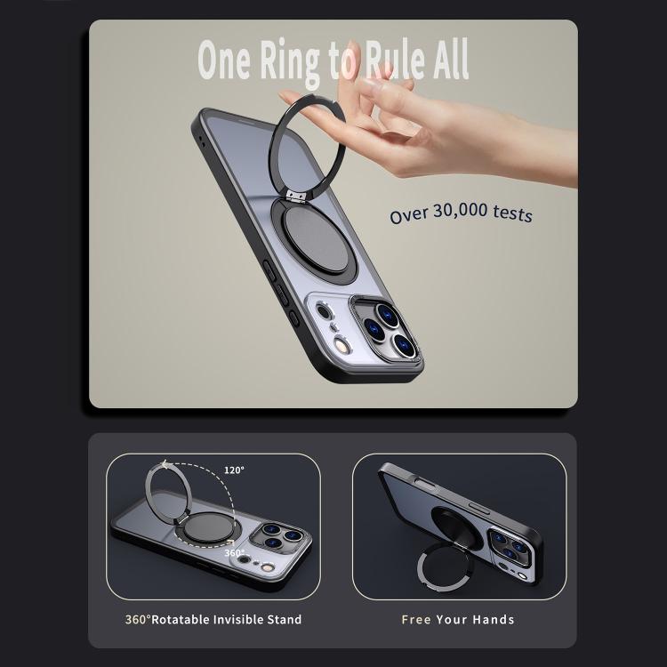 For iPhone 17 Pro Kalebol 360-degree Rotating MagSafe Magnetic Holder Phone Case