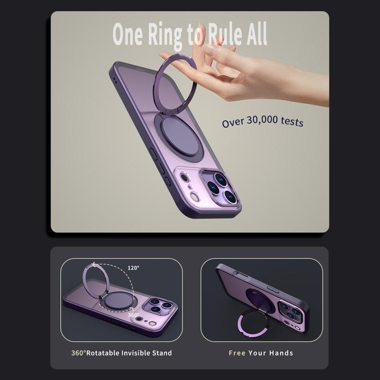 For iPhone 17 Pro Kalebol 360-degree Rotating MagSafe Magnetic Holder Phone Case