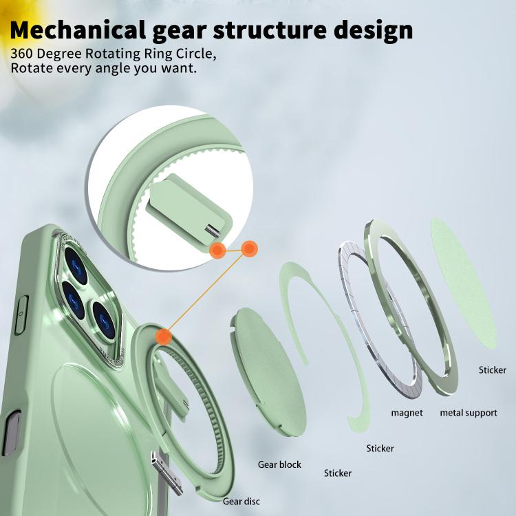 For iPhone 17 Pro Kalebol 360-degree Rotating MagSafe Magnetic Holder Phone Case