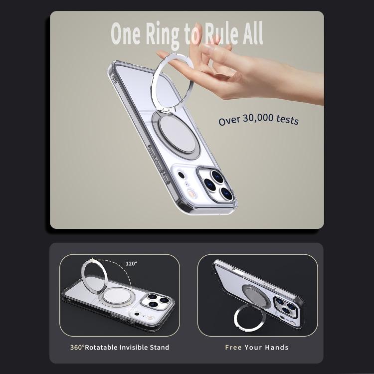 For iPhone 17 Pro Kalebol 360-degree Rotating MagSafe Magnetic Holder Phone Case