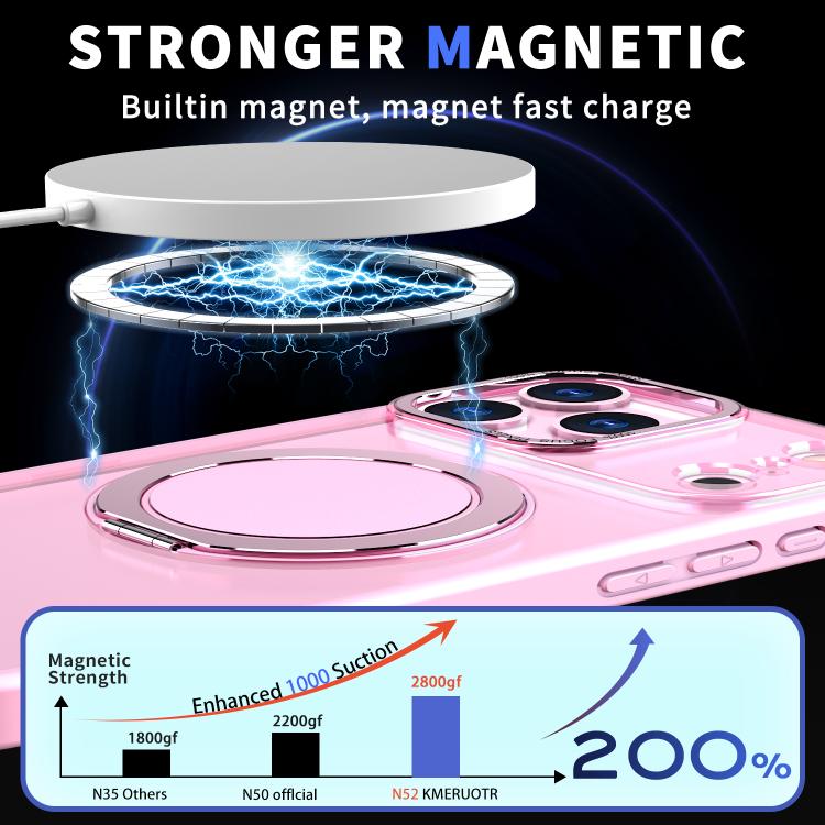 For iPhone 17 Pro Kalebol 360-degree Rotating MagSafe Magnetic Holder Phone Case