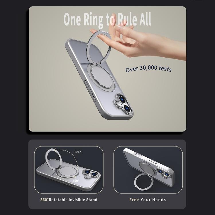 For iPhone 17 Kalebol 360-degree Rotating MagSafe Magnetic Holder Phone Case